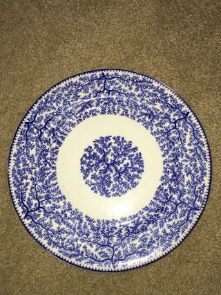 Antique Fibre Willow Tree Flow Blue Dinner Plate Woolworth England Tree Of Life