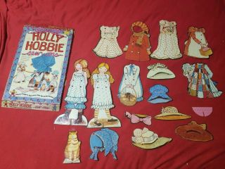 Holly Hobbie Sew Ons Paper Dolls 1975