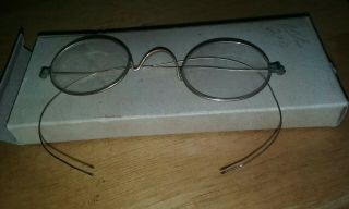 Oval Metal Antique Glasses - Brass or Copper 2