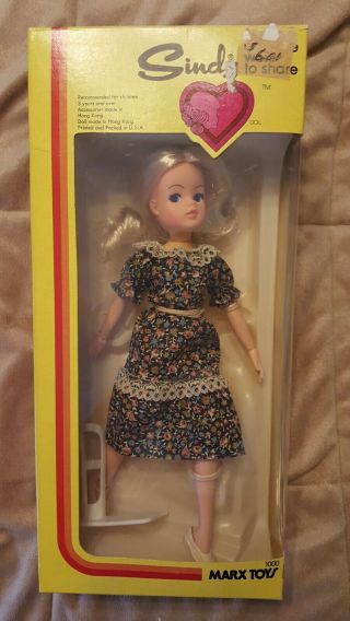 Sindy Doll Marx Toys 1978 Vintage Nib