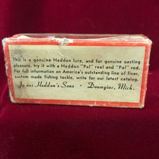 Vintage Heddon Tiny Spook Box Only 3