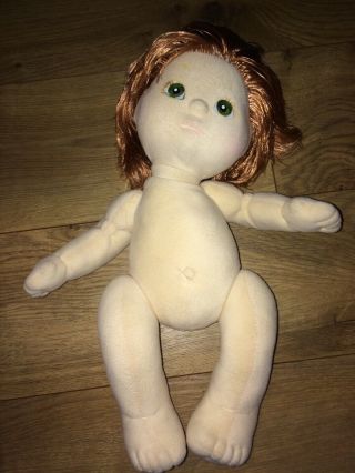 Vintage My Child Doll Red Hair Fragrant Hand washed 5