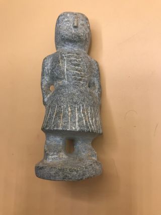 Antique Vintage Carved Stone Figurine Statue