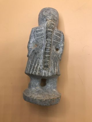 Antique Vintage Carved Stone Figurine Statue 3
