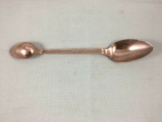 Antique E Dehillerin France Double Utensil Pure Copper Spoon Kitchenware Tools