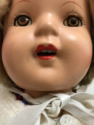 ANTIQUE BISQUE DOLL WITH TEETH AND SLEEPY EYES SHIRLEY TEMPLE 5
