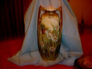 Antique Nippon Hand Painted Vase Noritake