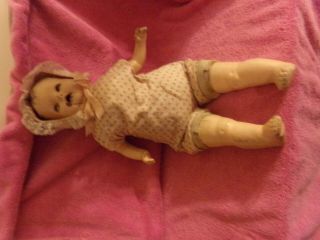 Creepy Antique Doll 23 Inches Tall