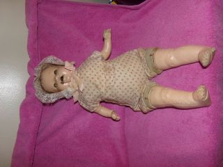 CREEPY ANTIQUE DOLL 23 INCHES TALL 2