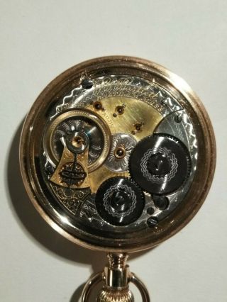 Waltham 18s.  P.  S.  Bartlett 17 Jewels Two - Tone Movement 14k.  Gold Filled Case.