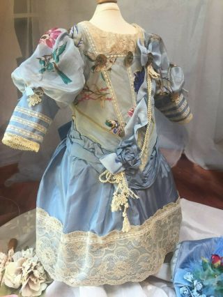 Susan Hitzel Silk dress set - antique bisque 26 - 27 