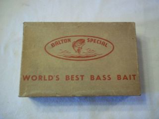 Vintage Barracuda 545 S.  F.  Baby Dalton Special Dealer Dozen Box.  Empty No Lures