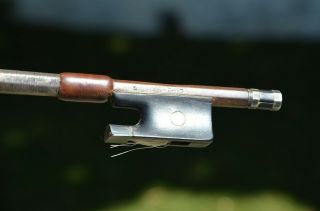 Old French violin bow stamped SMENTIER - PARIS 2