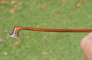 Old French violin bow stamped SMENTIER - PARIS 7