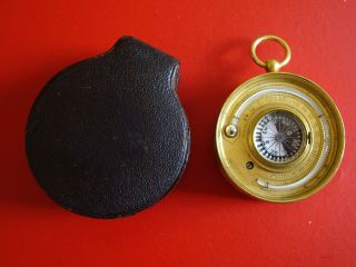 Eardley B.  Norton Cased Double Sided Pocket Barometer Triple Compendium: