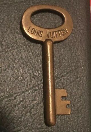 Louis Vuitton Antique Steamer Trunk Skeleton Key 169276
