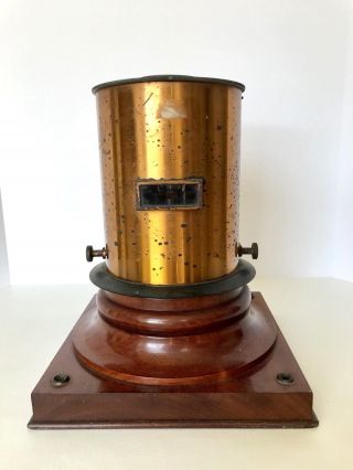 Telegraph Galvanometer Electrical Scientific Instrument Maritime Antique Marked