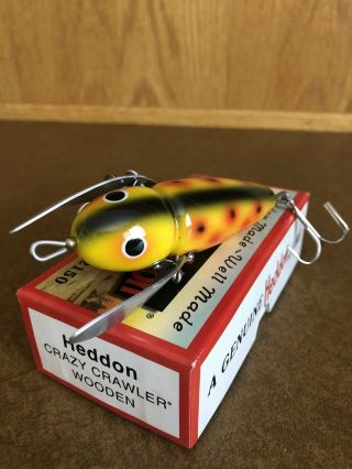 Heddon Limited Edition (strawberry?) Musky 2150 Crazy Crawler Fishing Lure