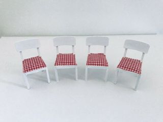 Vintage Lundby Sweden dollhouse furniture sofa chairs and table 6