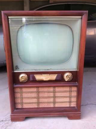 Vintage 1950 Televisions,  Arvin Black And White Tv,  Antique Tv,  Old Console Tv,