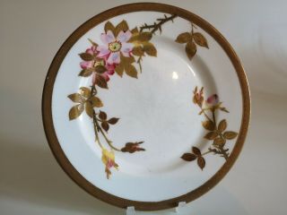 Antique 19th Century Hand Painted Porcelain Tea Cup Trio. 6