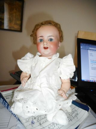 Antique Bisque Headed 9 1/2 " K R 126 Baby Doll