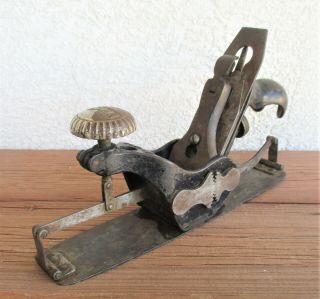 RARE Antique Union Mfg Co.  411 Compass Woodworking Plane All 2