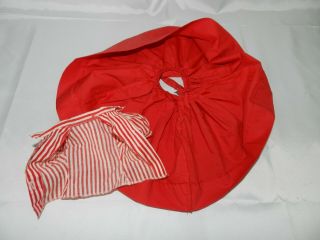 Vintage Madame Alexander Cissy Red Jumper & Stripe Blouse 1955 5