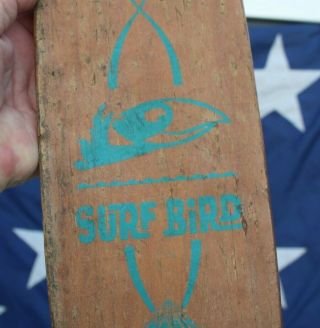Vintage Surf Bird Nash Sidewalk Surfboards Skateboard 1960s 3