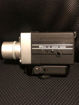 Nikon 8x Zoom W/ Cine - Nikkor Zoom 7.  5 - 60mm Vintage Video Camera Antique