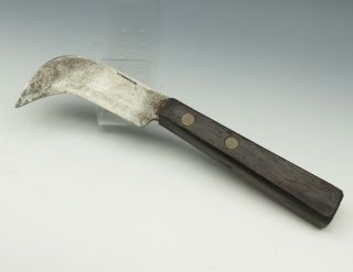 Antique C.  S.  Osborne & Co Upholstery Leather Hawkbill Hook Blade Pruning Knife