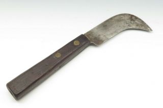 Antique C.  S.  Osborne & Co Upholstery Leather Hawkbill Hook Blade Pruning Knife 8
