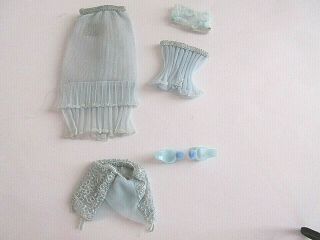 Vintage Barbie Undergarments 919 Blue Set