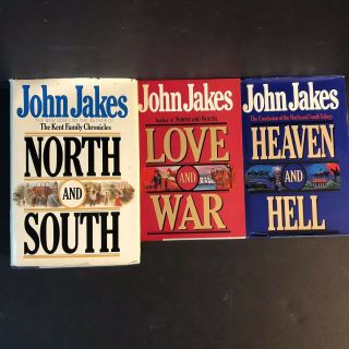 John Jakes North And South Trilogy Vintage Hardcover