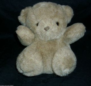 8 " Vintage Eden Brown / Tan Teddy Bear Stuffed Animal Plush Toy Old Logo Soft
