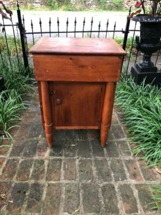 Wonderfully Eclectic Kentucky Antique Shaker Dry Sink/commode,  Circa 1840 - 50