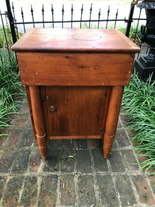Wonderfully Eclectic Kentucky Antique Shaker Dry Sink/Commode,  circa 1840 - 50 2