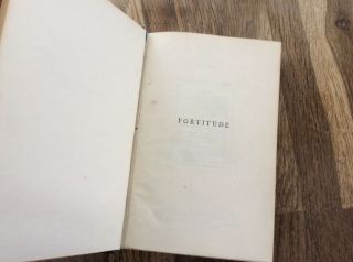 Antique Books: “Fortitude” 1922 Hugh Walpole.  Leather Bound,  Internal Dedication 5