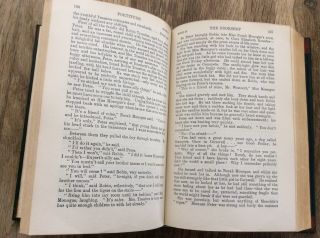 Antique Books: “Fortitude” 1922 Hugh Walpole.  Leather Bound,  Internal Dedication 8