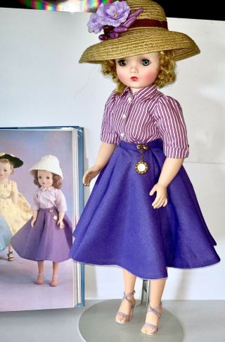 Vintage Madame Alexander 20” Cissy In Dressed For Any Summer Morning 1957