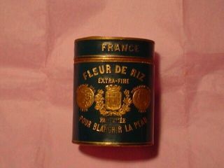 Antique French Perfume Powder Box Paris France Bottle Compact Vintage Art Deco