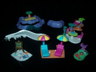 Polly Pocket Holiday Compacts And Fun Cruise Large Accessories