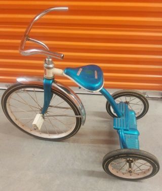 Vintage Antique Double Step Tricycle Early 50 