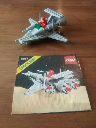 Lego Vintage Legoland Classic Space 6861 - X1 Complete,  Instructions