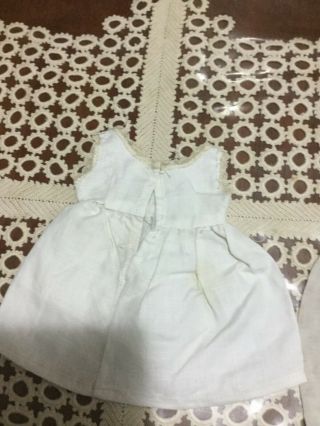 Antique full cotton lawn slip with lace trim for dolls ca 1920 s,  No 10 2