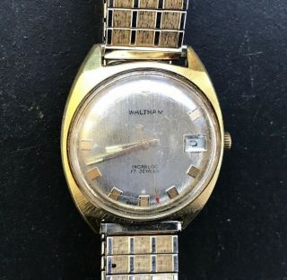Waltham Incabloc 17 Jewels Vintage Gents Wristwatch