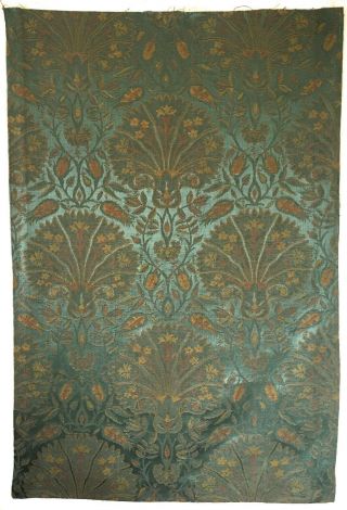 Rare Early 20th C.  French Silk,  Rayon,  Cotton Woven Jacquard (2686)