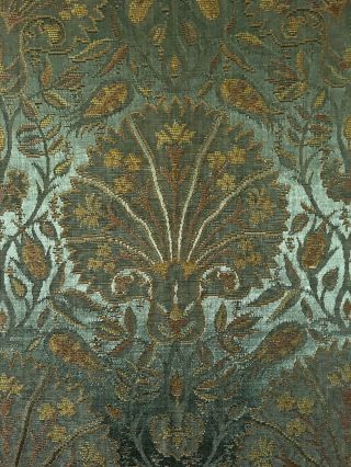 Rare Early 20th C.  French Silk,  Rayon,  Cotton Woven Jacquard (2686) 6