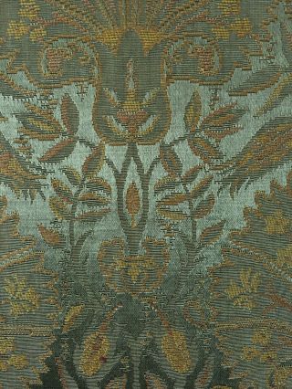 Rare Early 20th C.  French Silk,  Rayon,  Cotton Woven Jacquard (2686) 7