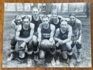 Antique Vintage Photo Basketball Team 1922 - 1923